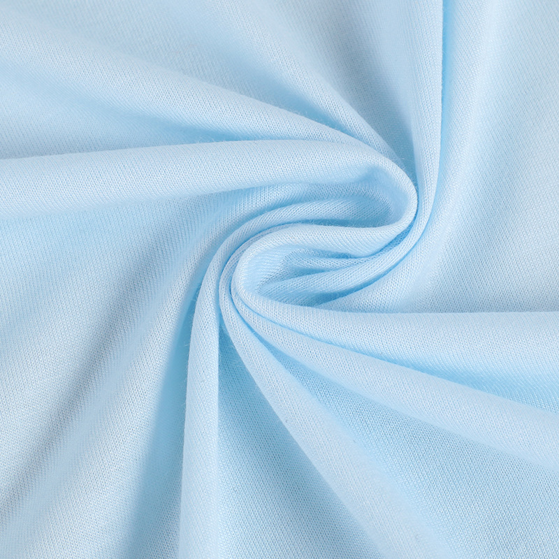 130gsm Lightweight Bamboo Organic Cotton Single Jersey Fabric