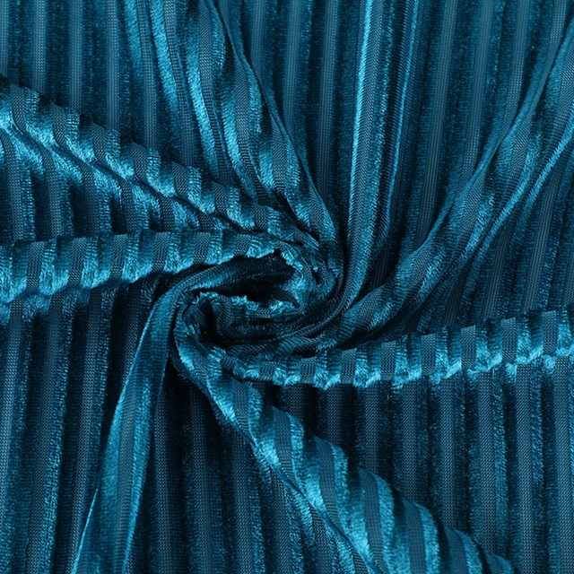 180gsm Lurex Stripe Velour Fabric | 85% Polyester 15% Spandex 160cm