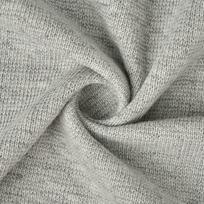 320gsm 100% Cotton Heavyweight French Rib Knit Fabric for Sweatshirts