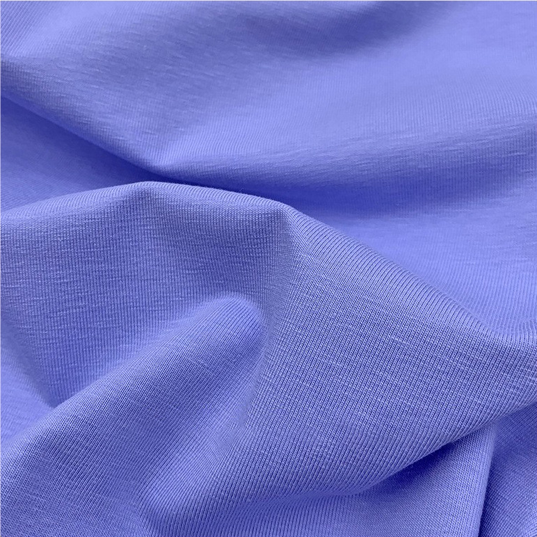 155gsm 95% Cotton 5% Spandex Stretch Single Jersey Fabric