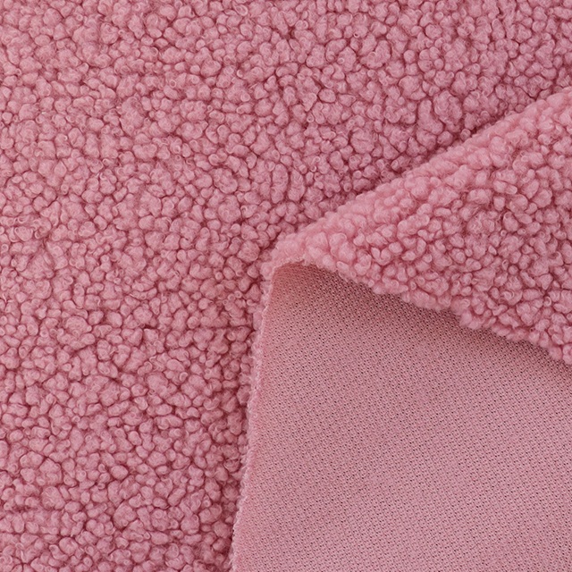 600gsm 100% Polyester Teddy Fleece Fabric for Jackets, Blankets, and Kids Outerwear
