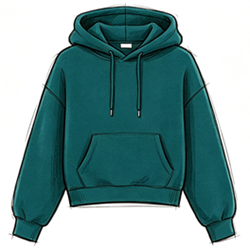 Fleece pullover hoodie