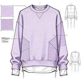 Panel Detail Sweatshirt