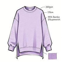 High Low Hem Sweatshirt