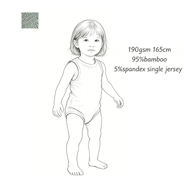 Jersey Baby Sleeveless Bodysuit