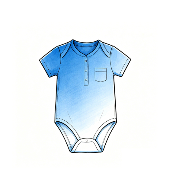 Jersey Baby Short Sleeve Bodysuit