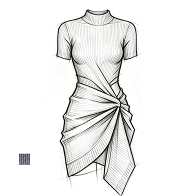 Jersey Midi Dress