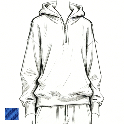 Half Zip Hoodie