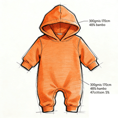 Baby Hooded Romper