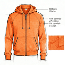 Zip-up Hoodie