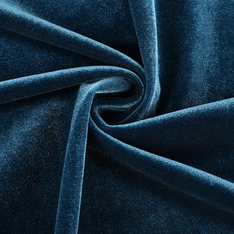 350gsm  92% polyester 8% spandex Heavyweight Velour Fabric for Premium Apparel