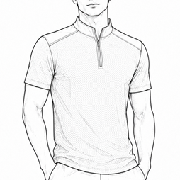 Men’s Quarter-Zip Sports Top