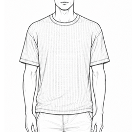 Men’s Waffle Crewneck T-Shirt