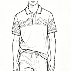 Printed  Polo Shirt