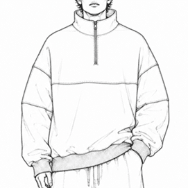 Quarter Zip Sweatshirt