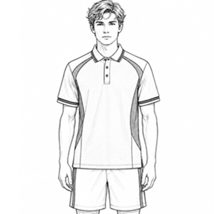 School PE Polo and Shorts Set