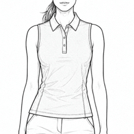 Women’s Sleeveless Golf Polo Tank