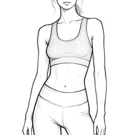 Women’s Sports Bra Tank Top