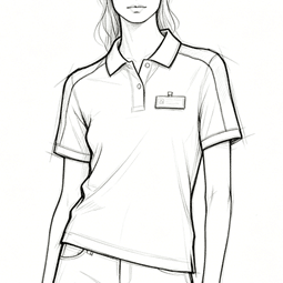 Women’s Staff Uniform Polo Shirt