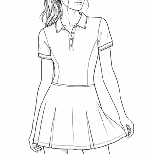 Women’s Tennis Polo Dress