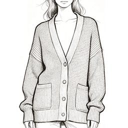 Women’s Waffle Cardigan